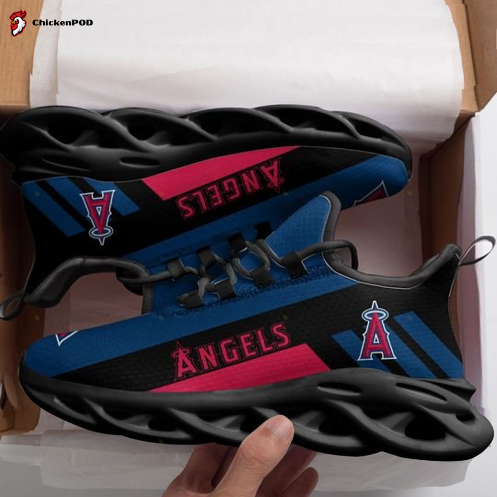 Los Angeles Angels Max Soul Shoes For Fan Gifts For Fan Gifts CH