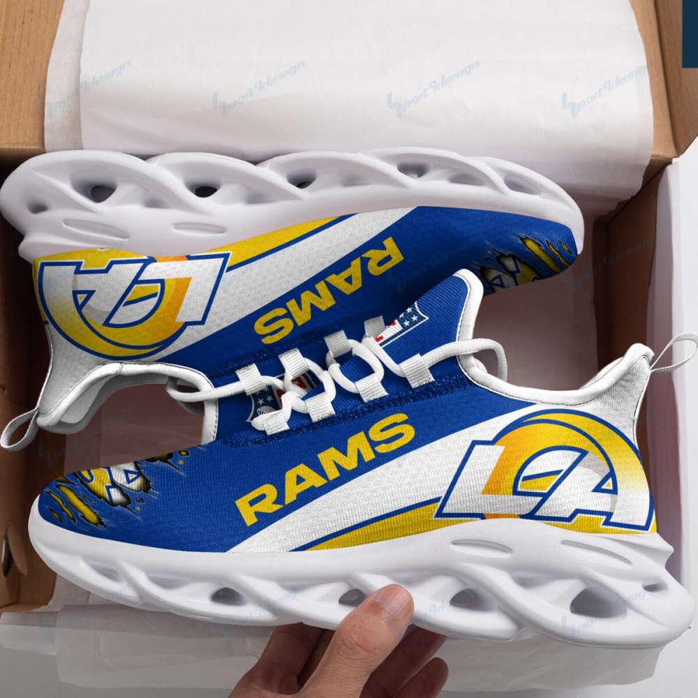 Los Angeles Rams a0 Max Soul Shoes For Fan Gifts For Fan Gifts G95