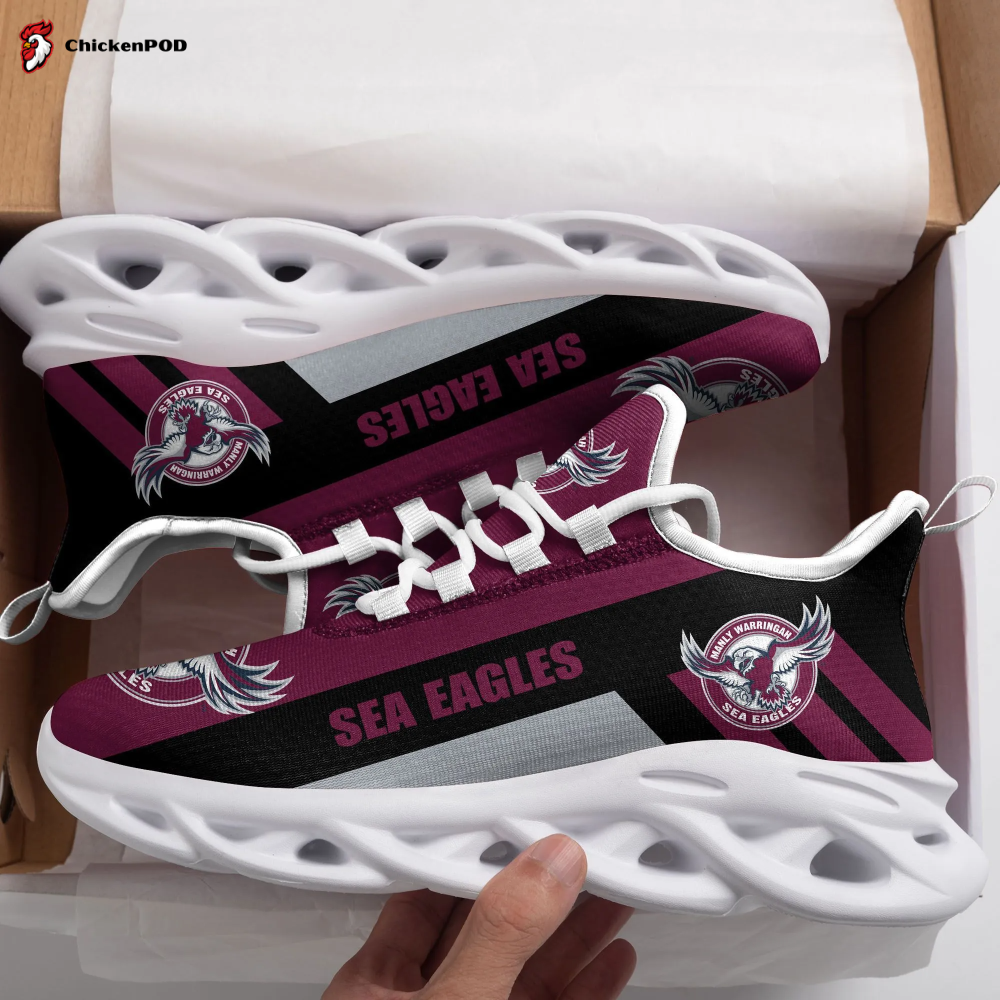 Manly Warringah Sea Eagles Max Soul Shoes For Fan Gifts For Fan Gifts G95