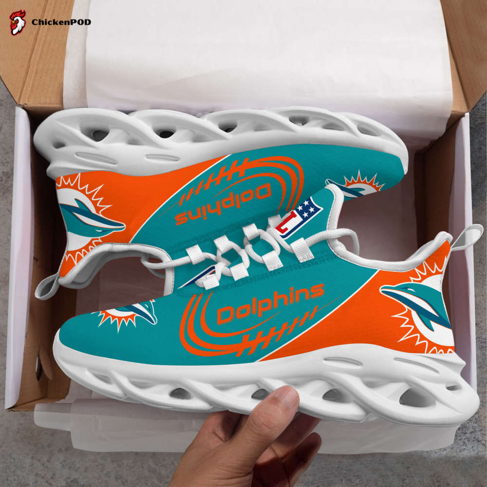 Miami Dolphins 0a Max Soul Shoes For Fan Gifts For Fan Gifts G95