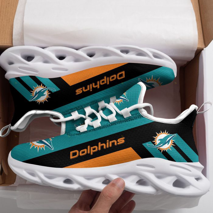 Miami Dolphins Lover  White Shoes Max Soul CH