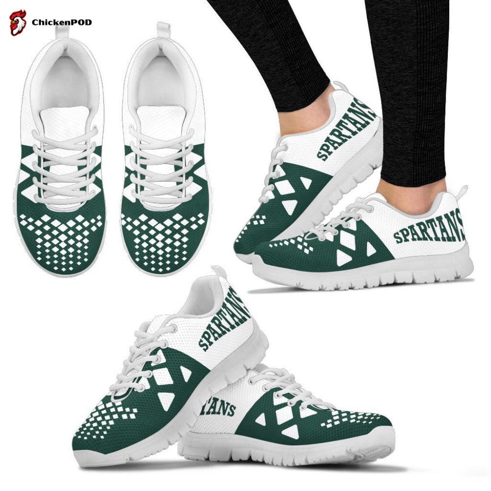 Michigan State Spartans Unisex Running Shoes For Fans Gifts