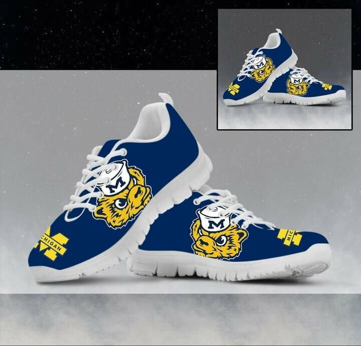 Michigan Wolverines Unisex Running Shoes For Fans Gifts