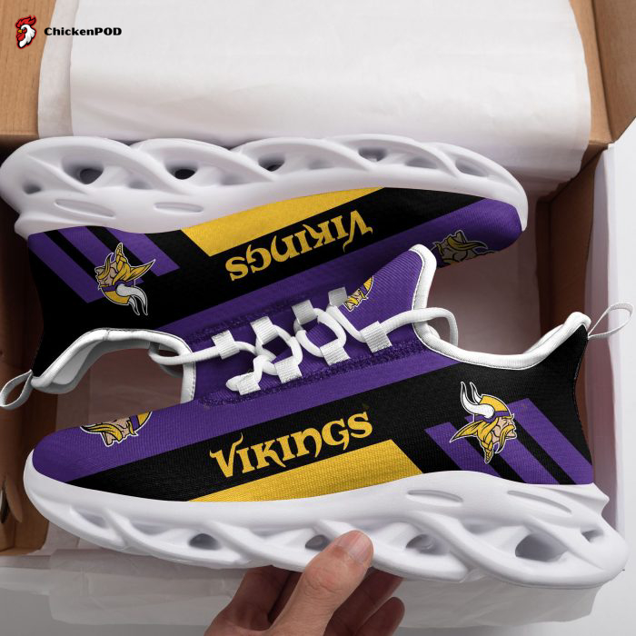 Minnesota Vikings  Max Soul Shoes For Fan Gifts For Fan Gifts CH