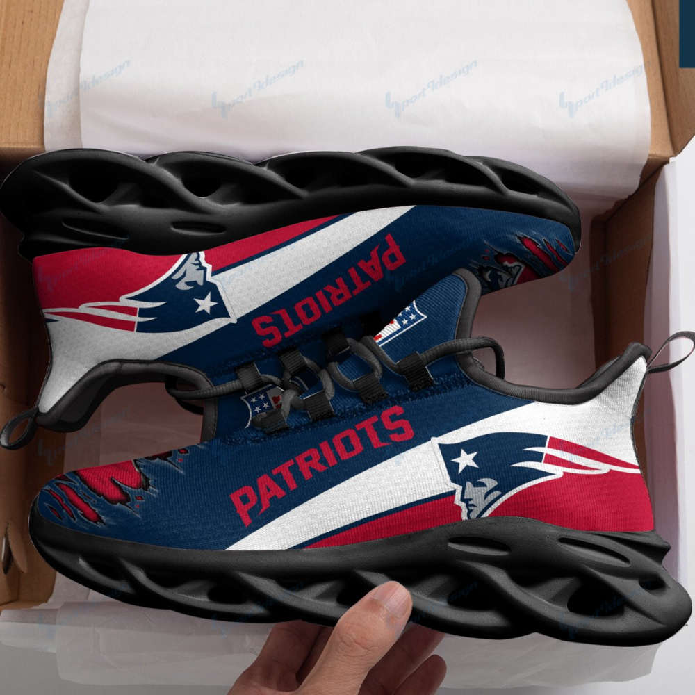 New England Patriots Black Shoes Max Soul CH