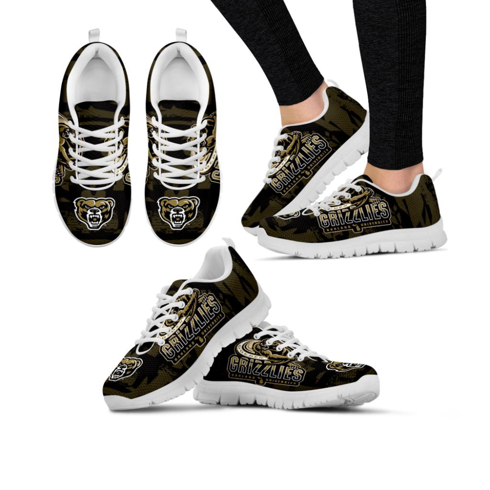 Oakland Golden Grizzlies Unisex Running Shoes For Fans Gifts