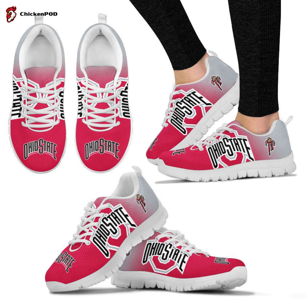 Ohio State Buckeyes Unisex Running Shoes For Fans Gifts