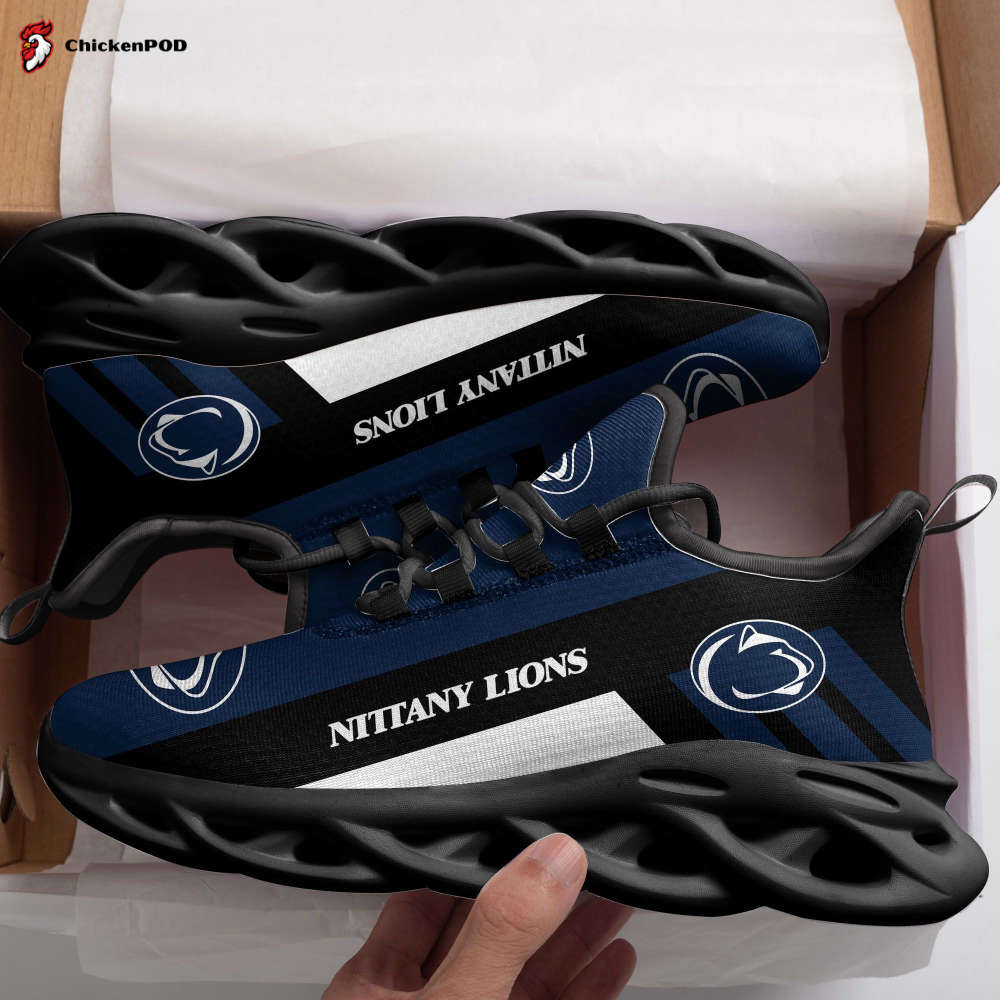 Penn State Nittany Lions Black Max Soul Shoes For Fan Gifts For Fan Gifts CH