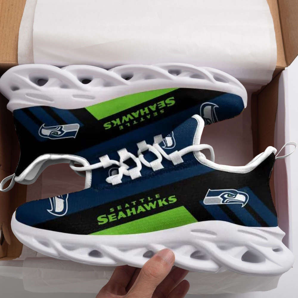 Seattle Seahawks Lover  White Shoes Max Soul CH