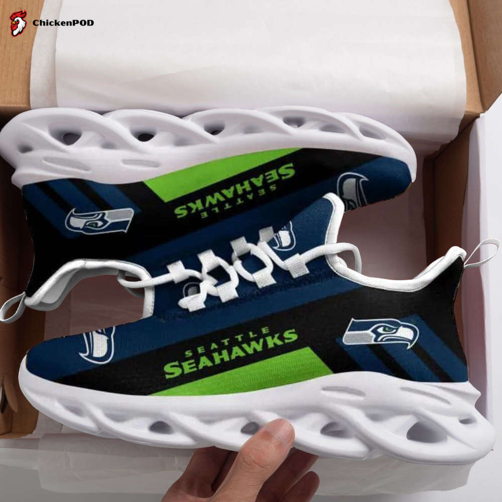 Seattle Seahawks Lover  White Shoes Max Soul CH