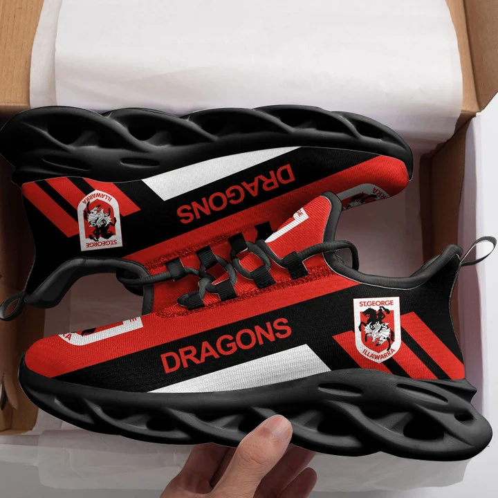 St. George Illawarra Dragons 1 Max Soul Shoes For Fan Gifts For Fan Gifts G95