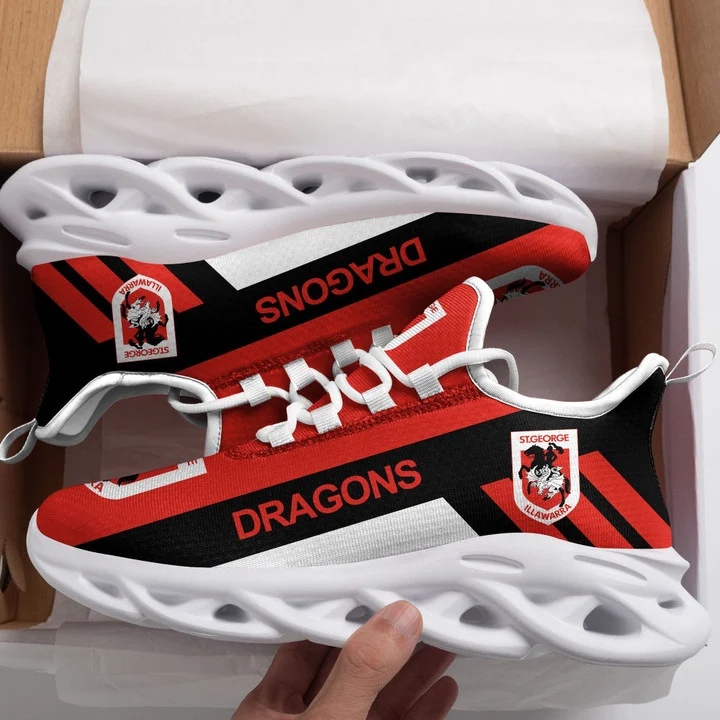 St. George Illawarra Dragons Max Soul Shoes For Fan Gifts For Fan Gifts G95