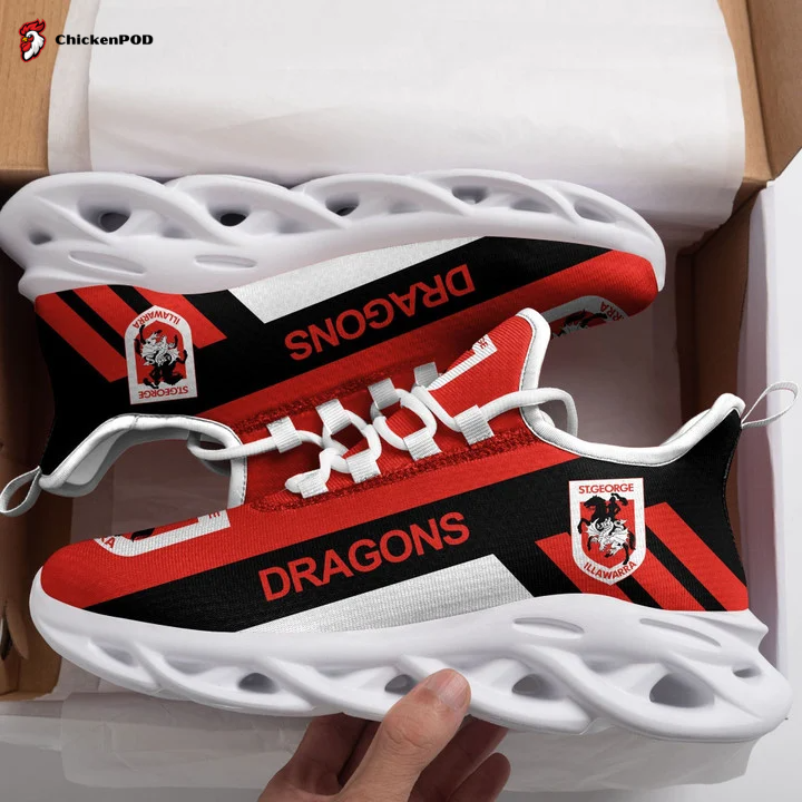 St. George Illawarra Dragons Max Soul Shoes For Fan Gifts For Fan Gifts G95