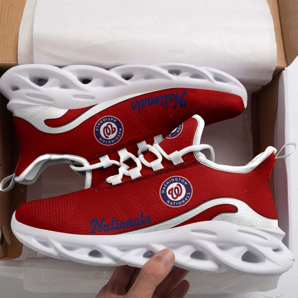 Washington Nationals White  Shoes Max Soul CH