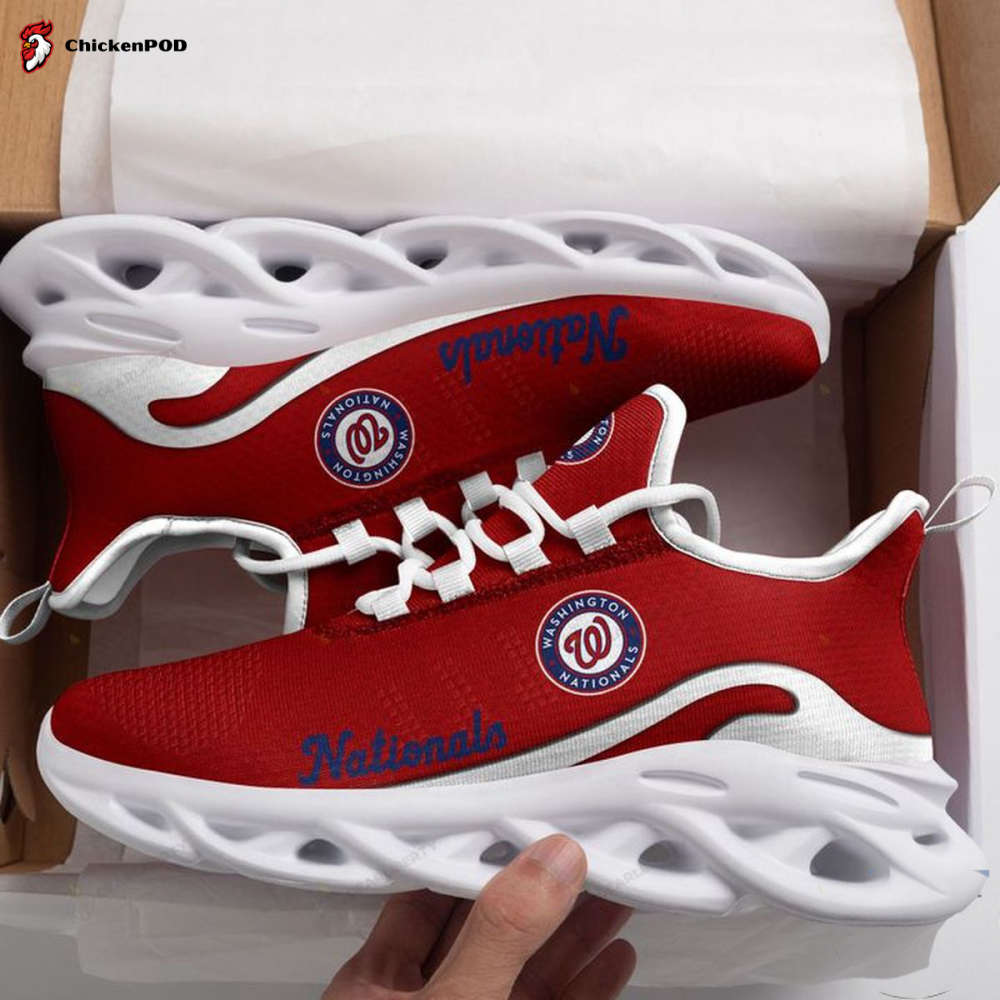 Washington Nationals White  Shoes Max Soul CH