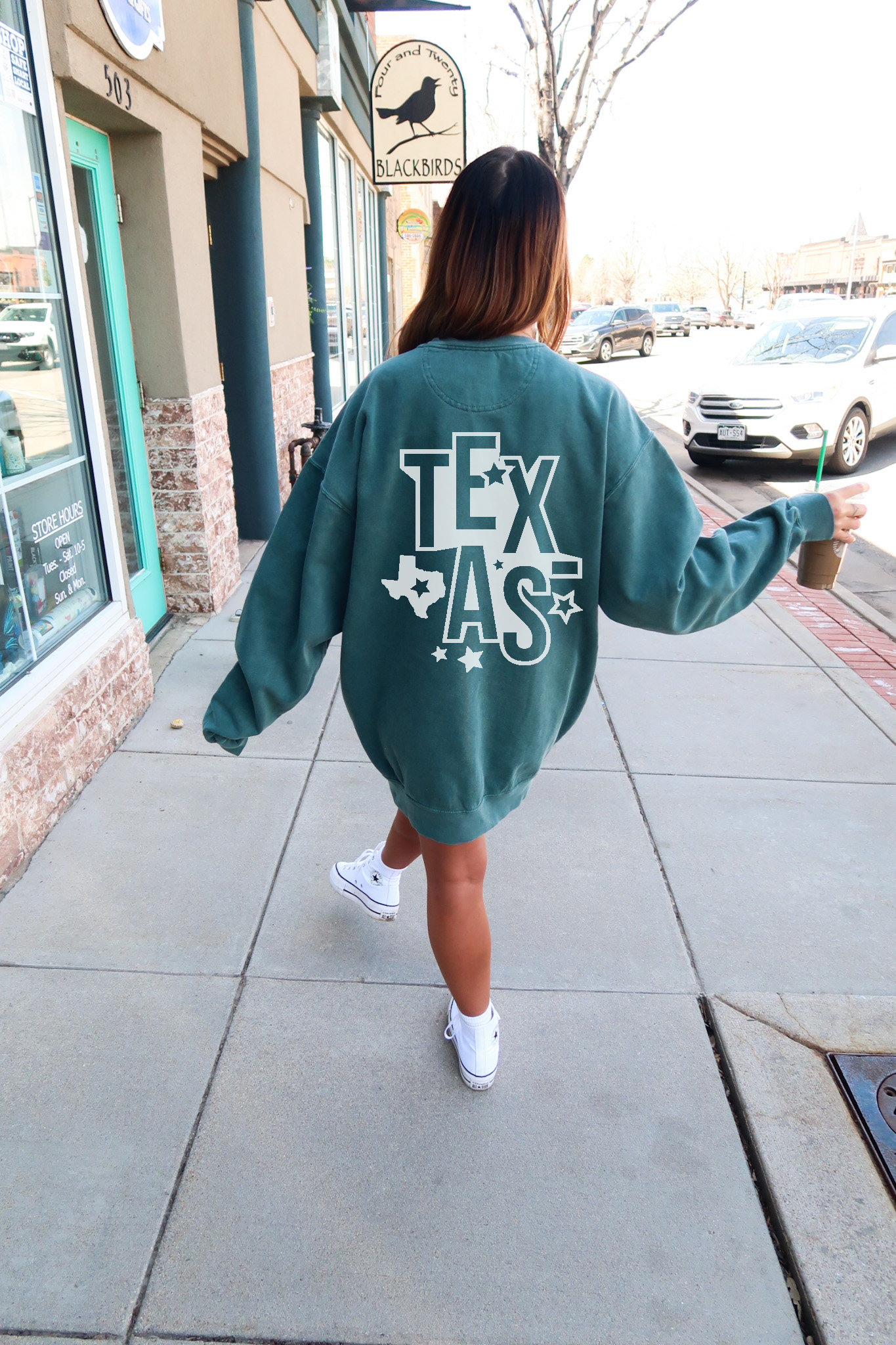 Vintage Comfort Colors Houston Sweatshirt: Embroidered Texas Crewneck – Perfect Gift For Her