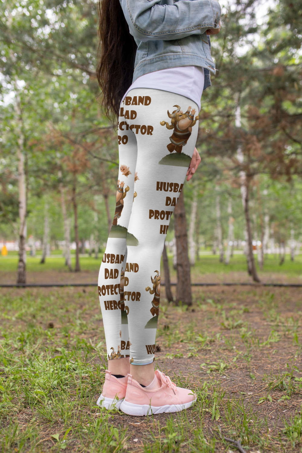 3D All Over Print Husband Dad Protector Hero Legging