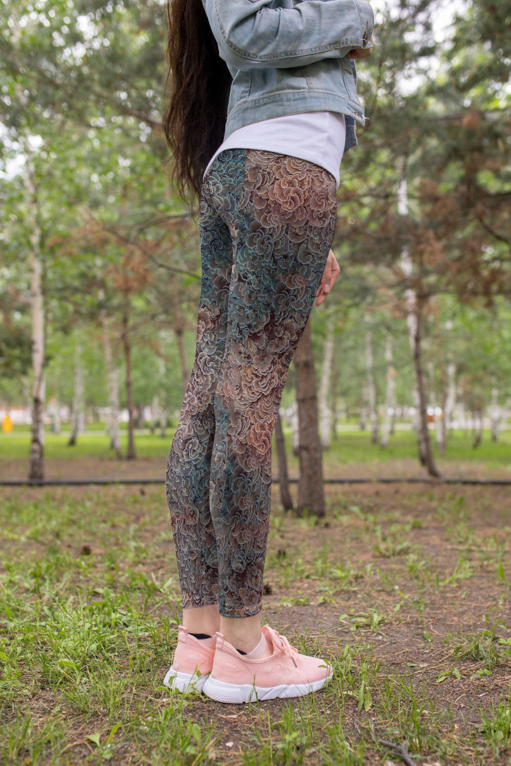 3D All Over Print Sea Coral Art Legging