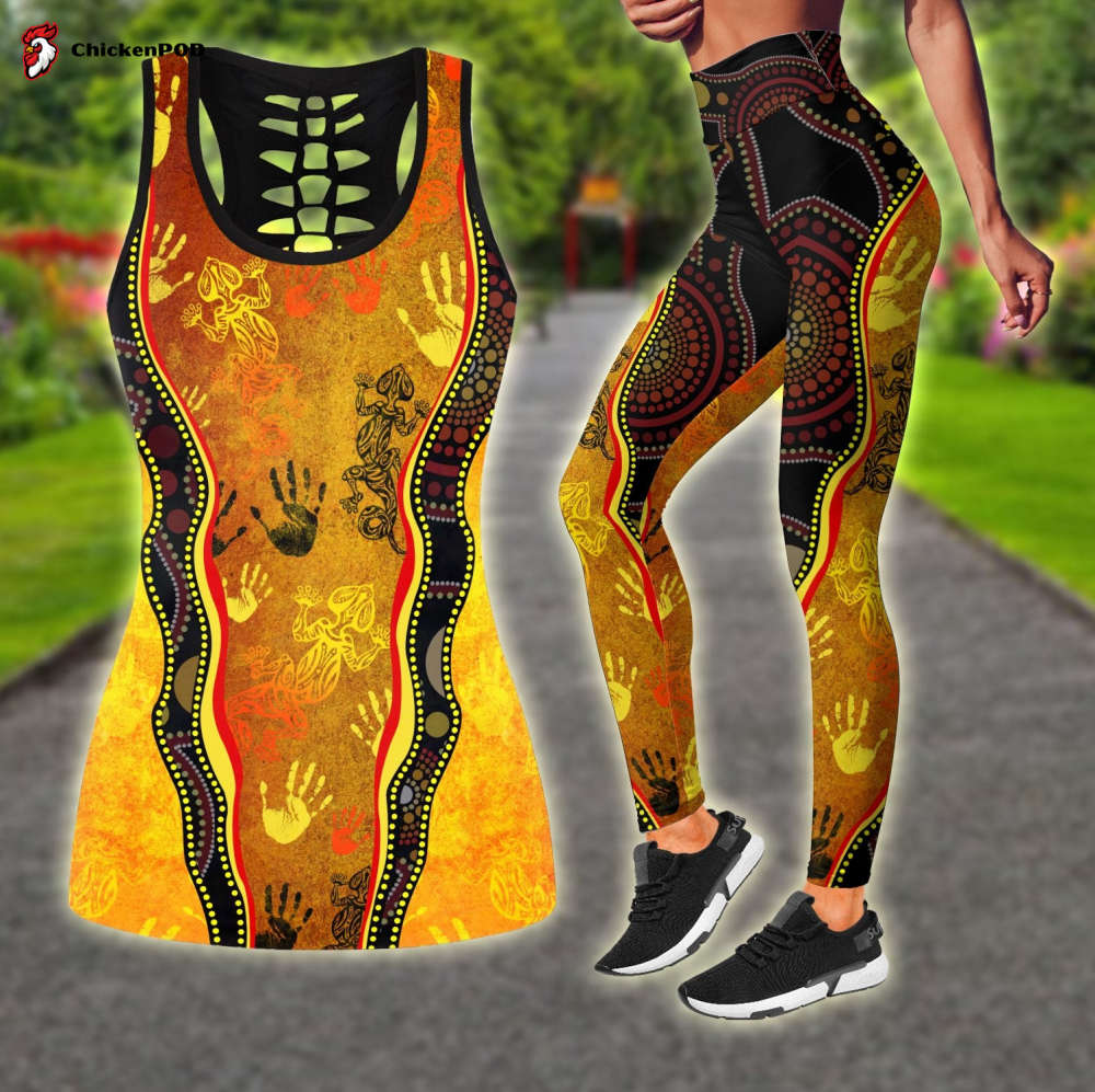 Koi Fish on skin Camo Combo Legging + Tank fishing outfit For Women Sport Gifts