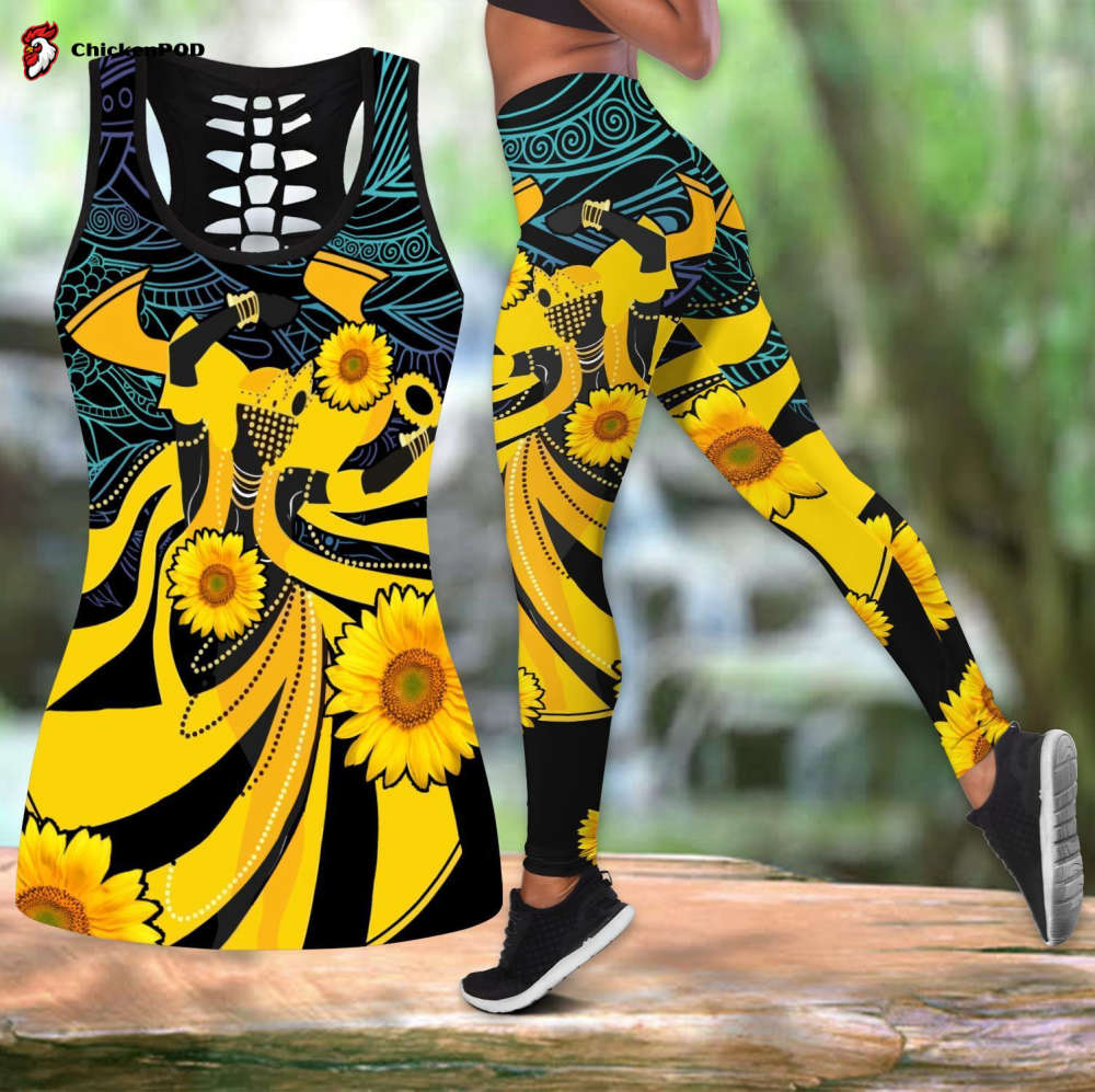 Africa Orisha Oshun Goddess Legging & Tank top