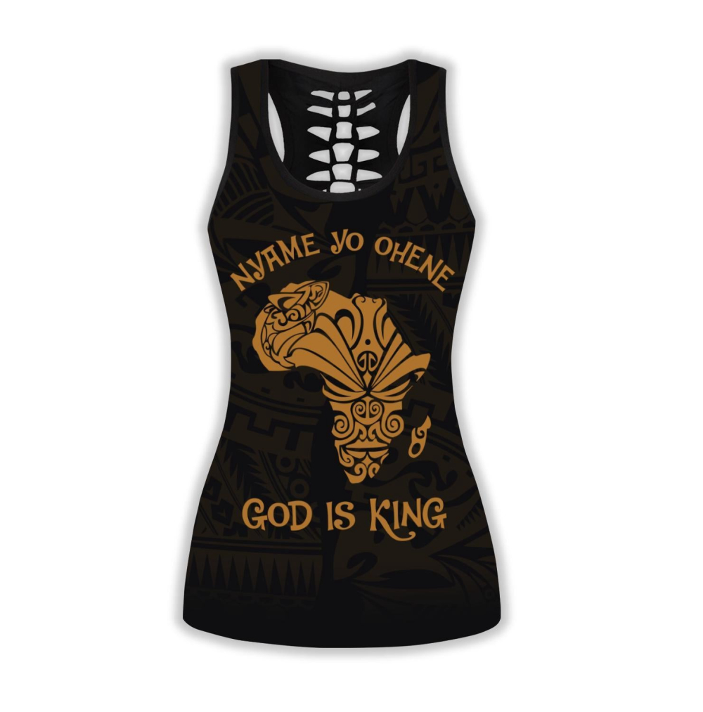 African Map Legging & Tank top ML God Is King