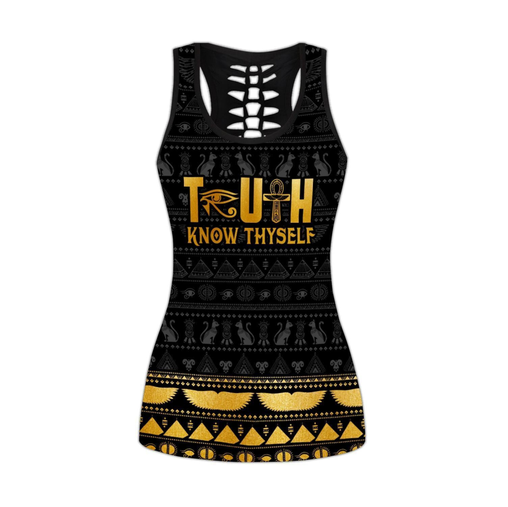 African Truth Know Thyself Legging & Tank top