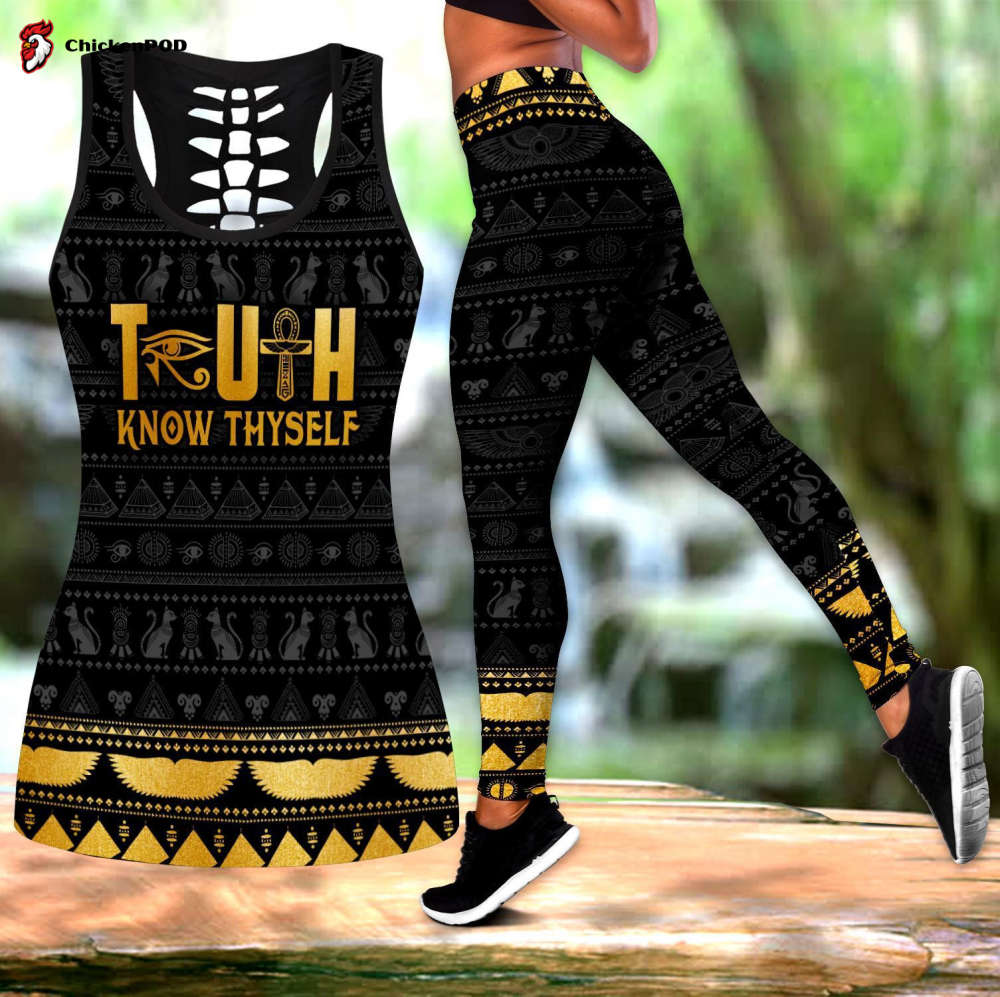 African Truth Know Thyself Legging & Tank top