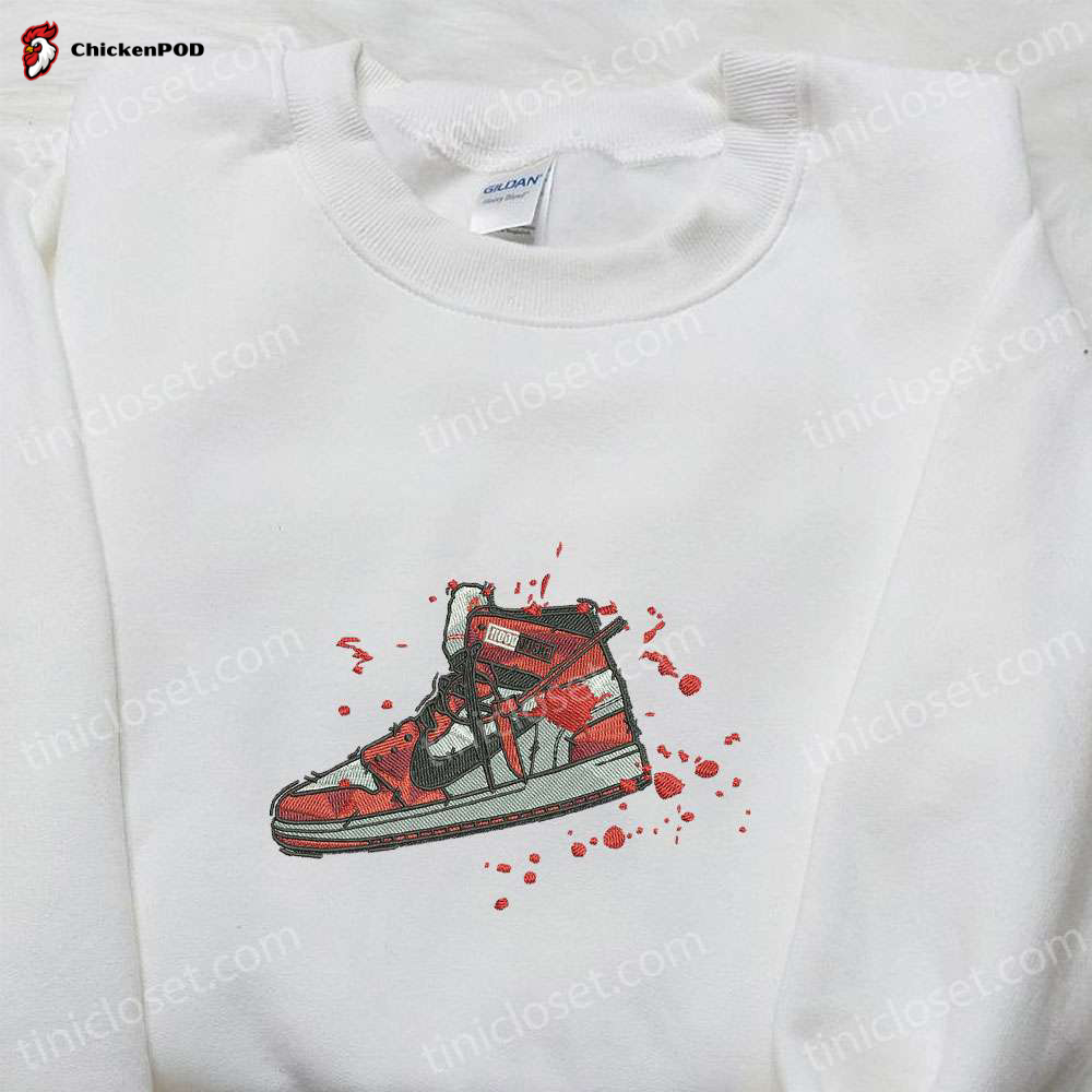 Air Jordan 1 x Nike Embroidered Shirt: Stylish Nike Inspired Gift for Family