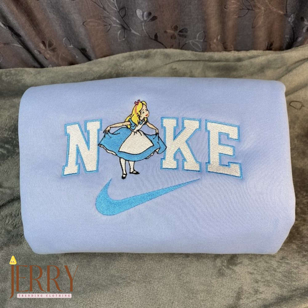 Disney Nike Embroidered Sweatshirt: Alice in Wonderland Collection