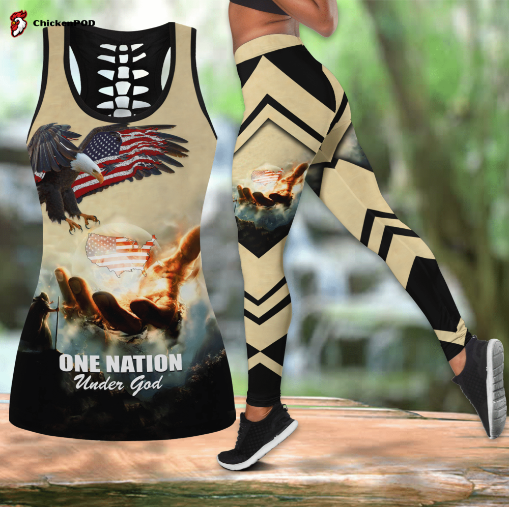 America One Nation Under God Legging & Tank Top ML