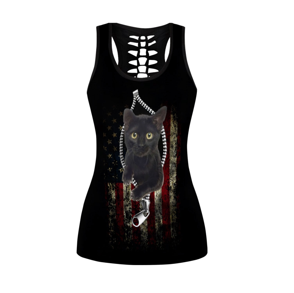 American Cat Personalize Legging & Tank Top