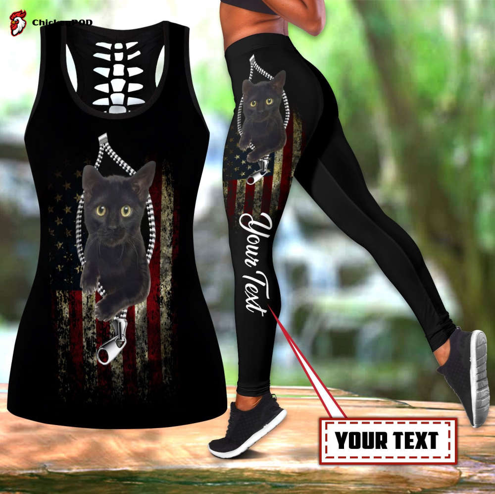 American Cat Personalize Legging & Tank Top