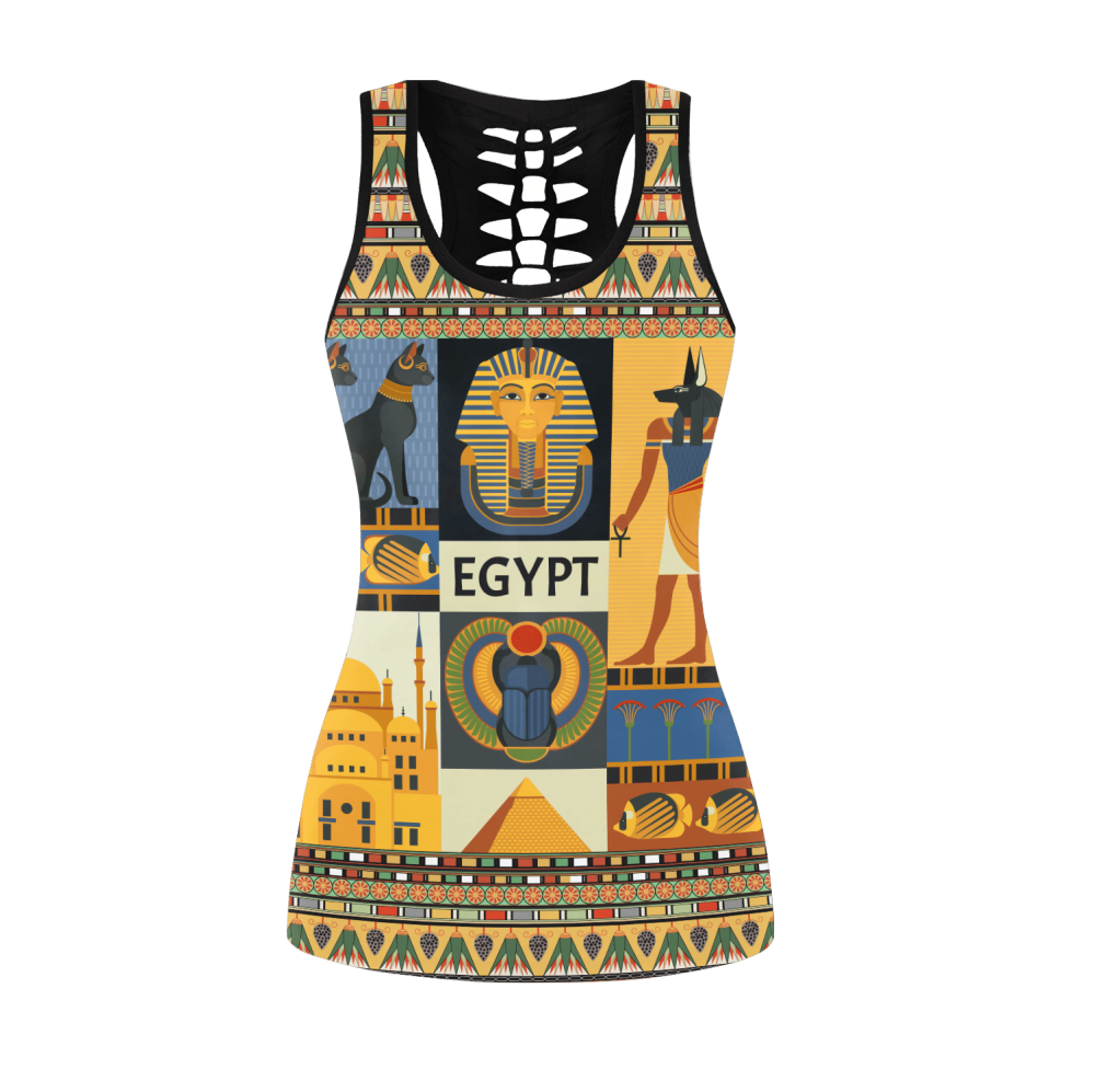 Ancient Egyptian Mythology Culture D print Combo Legging Tank