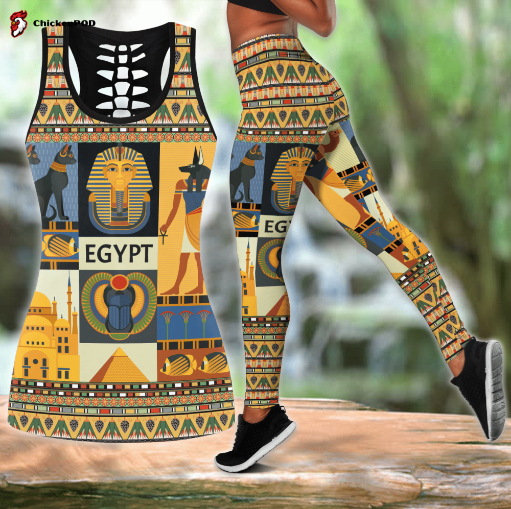 Ancient Egyptian Mythology Culture D print Combo Legging Tank