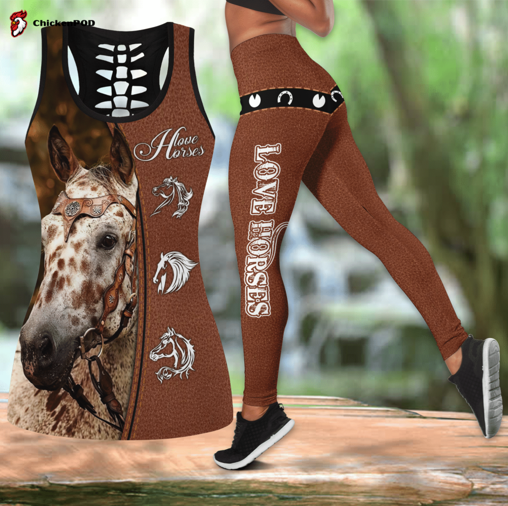 Appaloosa  Horse Horse Combo Tank + Legging