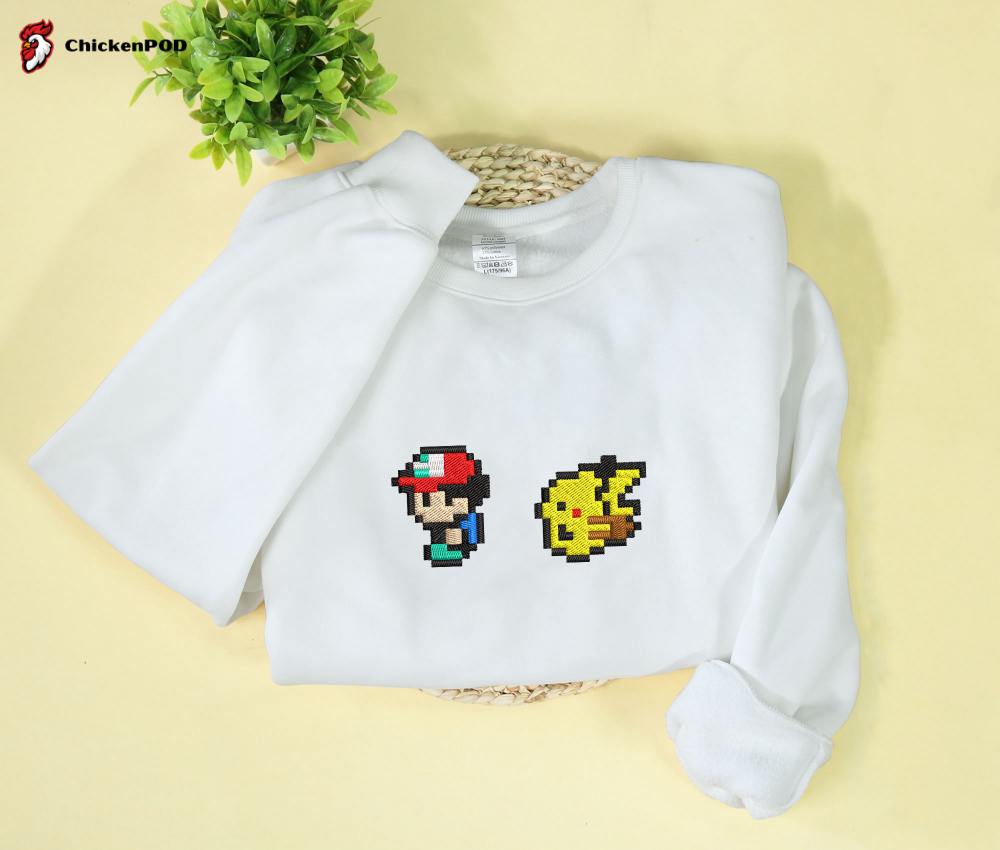 Tigger Cartoon Embroidered Sweatshirt: Trending Vintage Crewneck Hoodie with y2k Embroidery