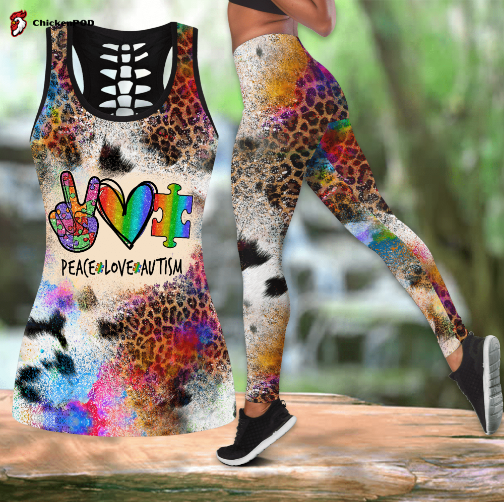 Autism Awearness Combo Legging Tanktop DA