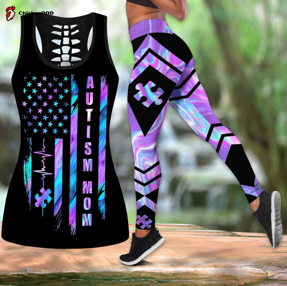 Amazing Eagle Warrior Polynesian Tattoo Legging & Tank top ML