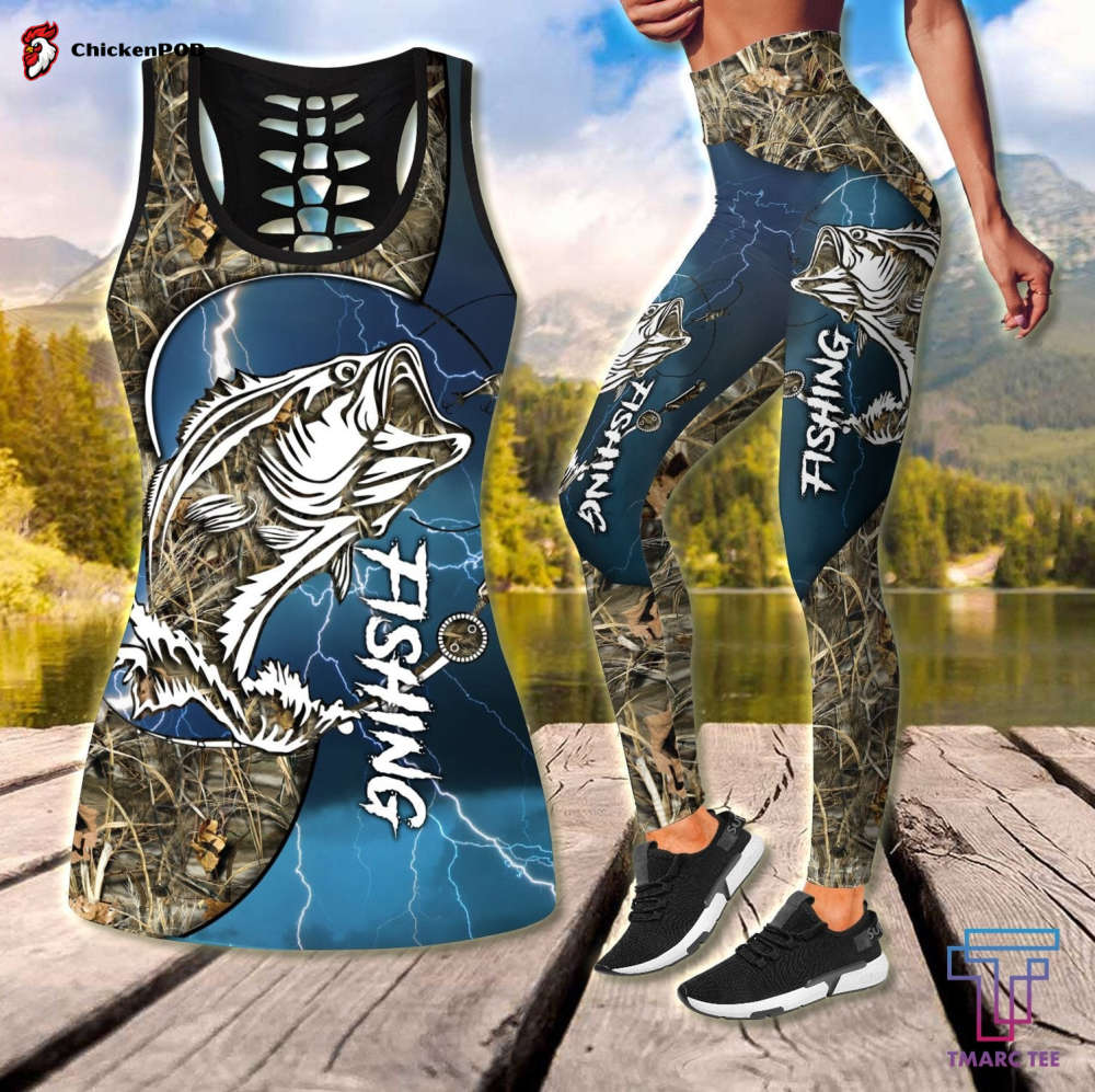 Red rose Skulls tanktop & legging outfit For Women Sport Gifts