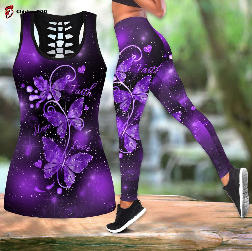 Beautiful Butterfly Combo Tank + Legging TR090402B