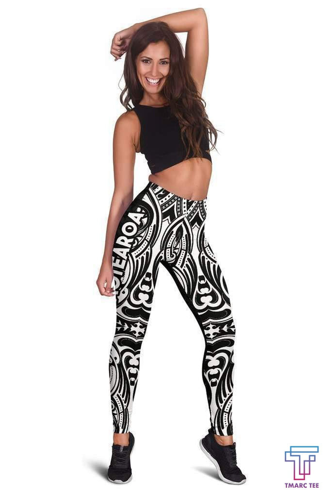 Beebuble Aotearoa Maori with Map and Silver Fern Leggings – Front Half Style