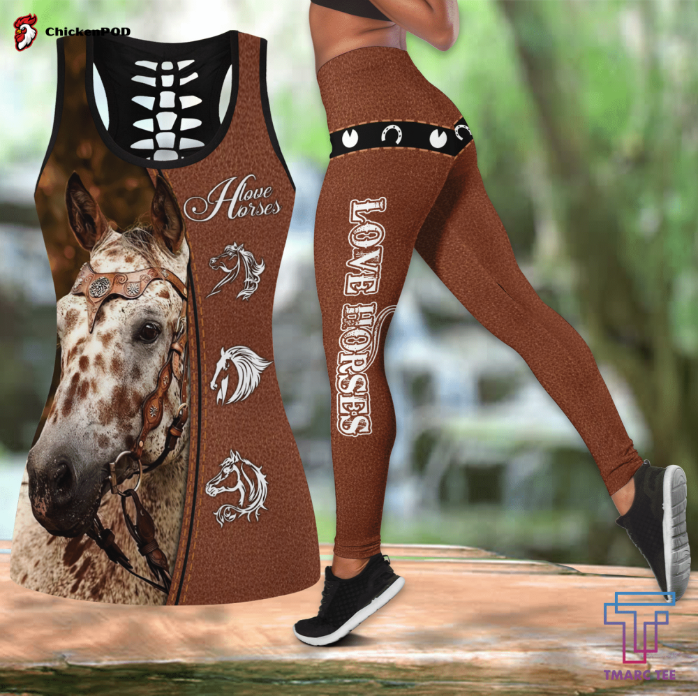 Beebuble Appaloosa Horse Horse Combo Tank + Legging