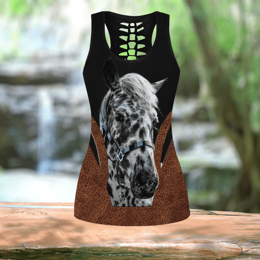 Beebuble Appaloosa Horse Love Horse All Over Printed Combo Legging Tanktop