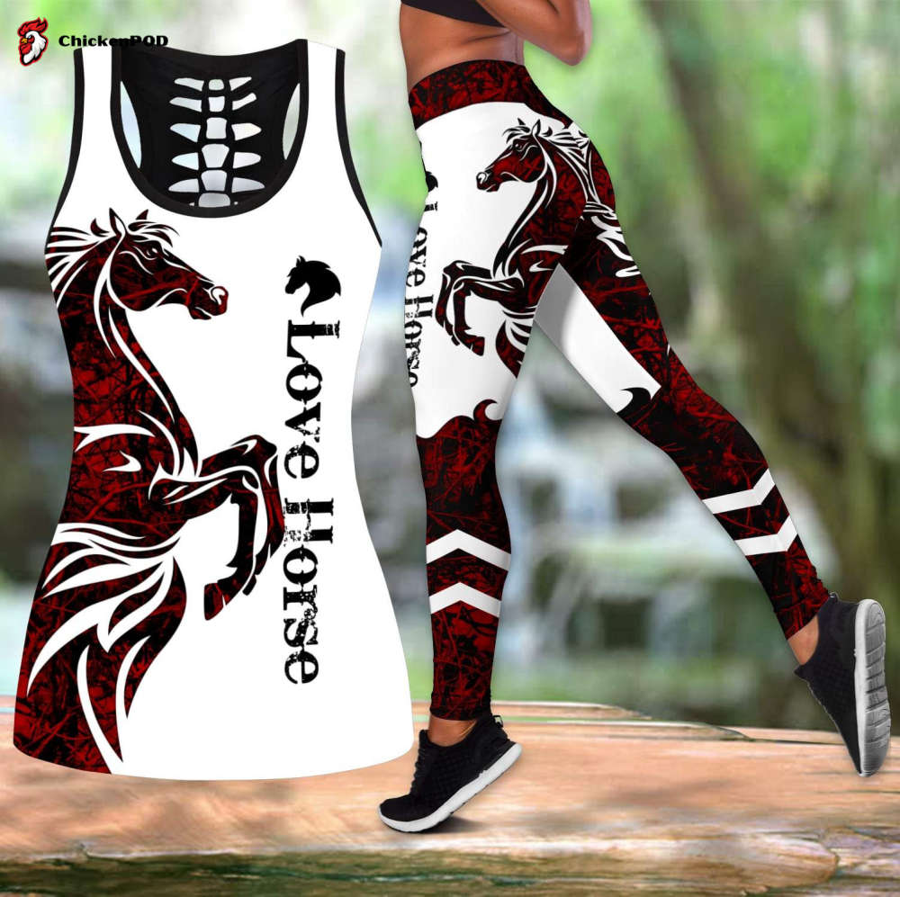 Beebuble Horse Combo Legging + Tank Top D All Printed Pi 27032103