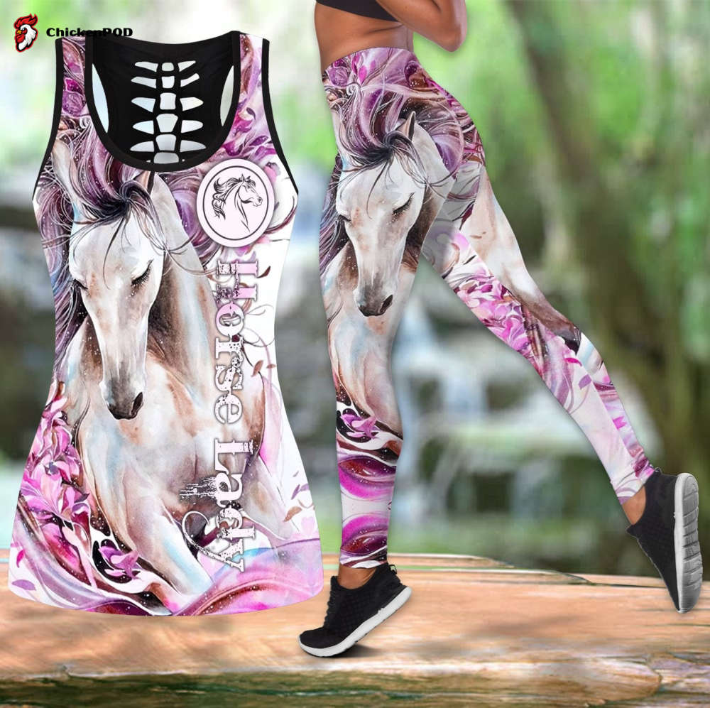 Beebuble Horse Lady Combo Legging + Tank Top DQB