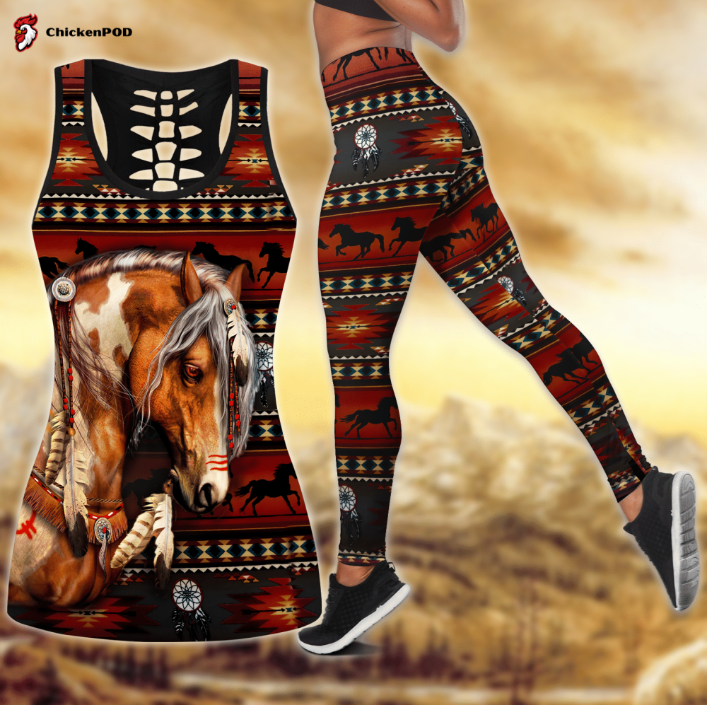 Beebuble Love Horse All Over Printed Combo Tanktop + Legging PD