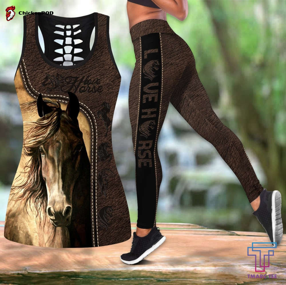 Beebuble Love Horse Combo Tank + Legging Pi