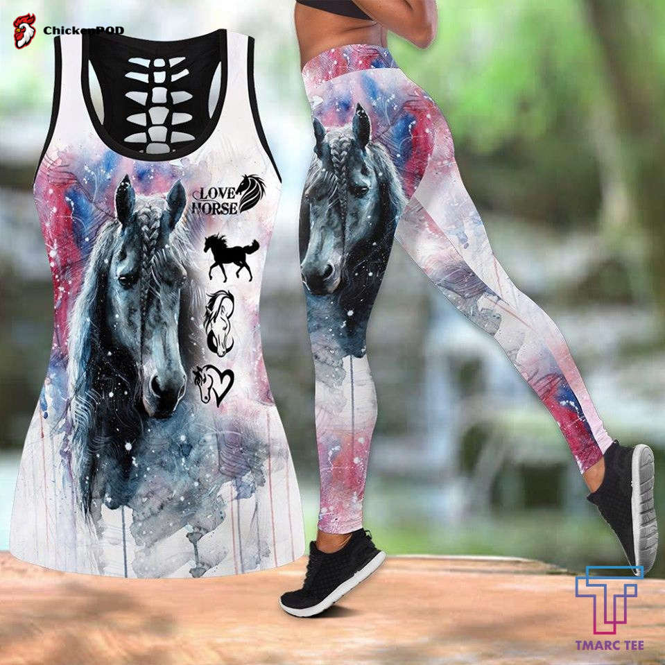 Beebuble Love Horse Combo Tank + Legging TR