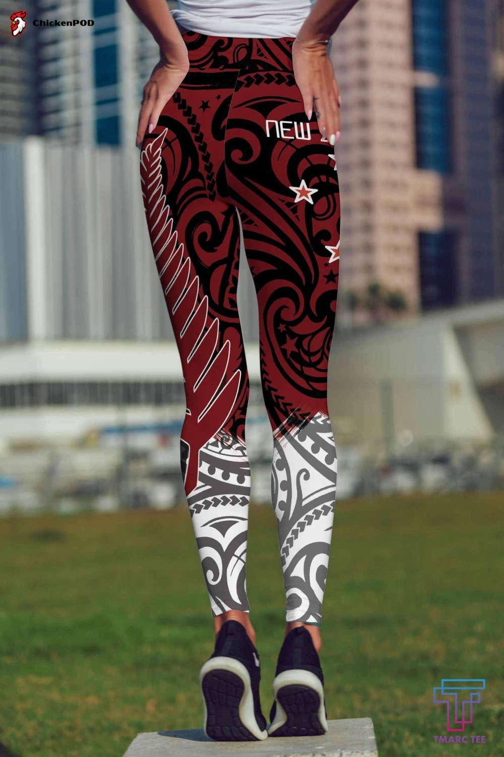 Maori Dream catcher wolf tattoo tank top & leggings outfit For Women Sport Gifts