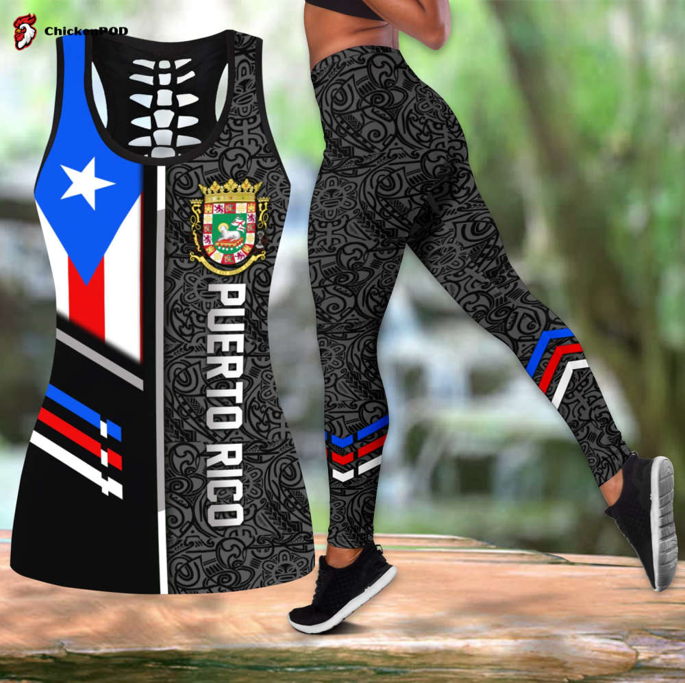 Beebuble Puerto Rican Combo Legging Tanktop